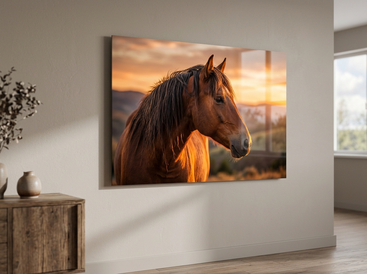 Rectangle metal print