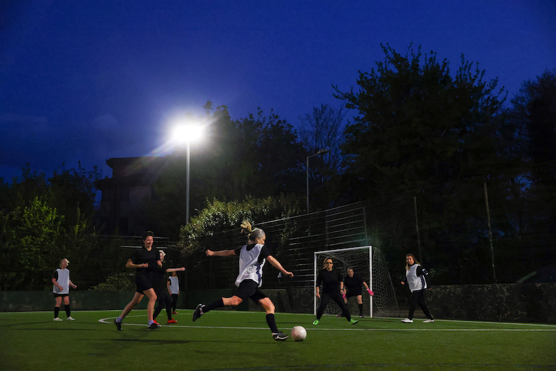 sports photography at night