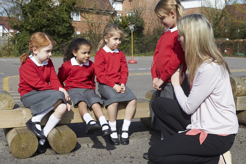 kids at junior school