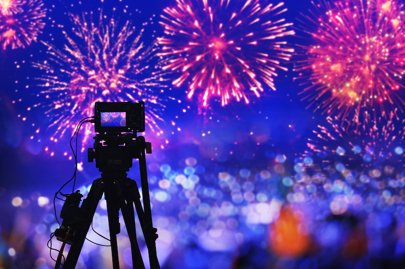 how to take photos of fireworks